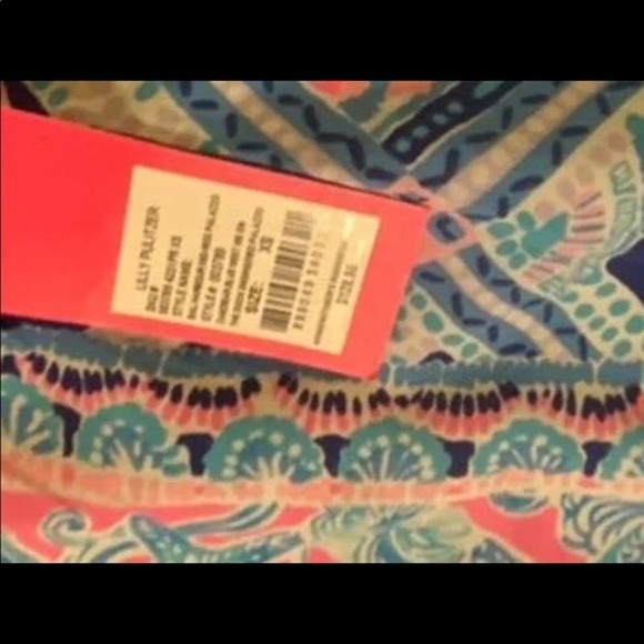 NWT Lilly Pulitzer Bal Harbour Zanzibar Mid-Rise Flowy Palazzo Pant Size XS - Picture 10 of 10